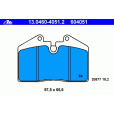 13.0460-4051.2 ATE Колодки тормозные