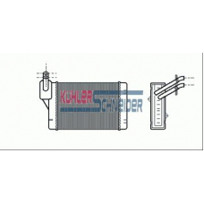 1390501 KUHLER SCHNEIDER Теплообменник, отопление салона