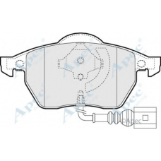 PAD1110 APEC Комплект тормозных колодок, дисковый тормоз