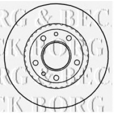 BBD4652 BORG & BECK Тормозной диск