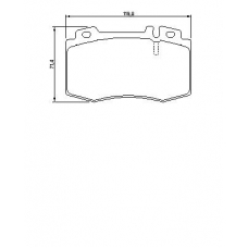 0 986 424 705 BOSCH Комплект тормозных колодок, дисковый тормоз