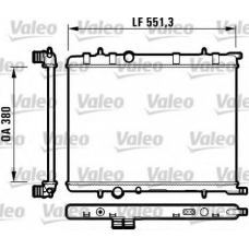 732908 VALEO Радиатор, охлаждение двигателя