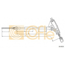 10.6222 COFLE Трос, стояночная тормозная система