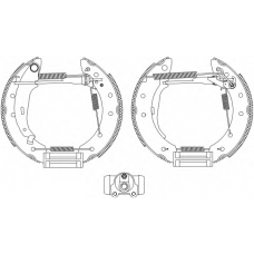 8DB 355 004-661 HELLA PAGID Комплект тормозных колодок