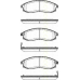 8110 14025 TRISCAN Комплект тормозных колодок, дисковый тормоз