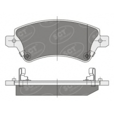 SP 351 PR SCT Комплект тормозных колодок, дисковый тормоз