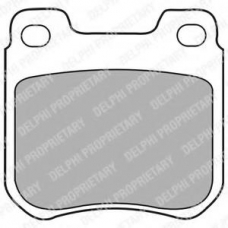 LP1441 DELPHI Комплект тормозных колодок, дисковый тормоз
