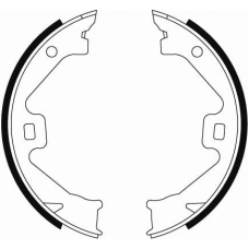 5184699 GIRLING Комплект тормозных колодок, стояночная тормозная с