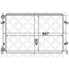 10-25365-SX STELLOX Радиатор, охлаждение двигателя