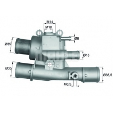 TI 124 88 MAHLE Термостат, охлаждающая жидкость