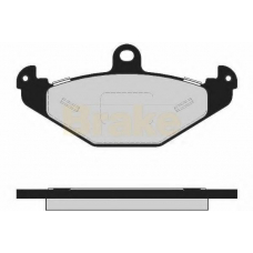 PA1619 BRAKE ENGINEERING Комплект тормозных колодок, дисковый тормоз