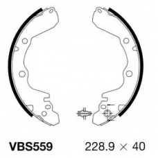 VBS559 MOTAQUIP Комплект тормозных колодок