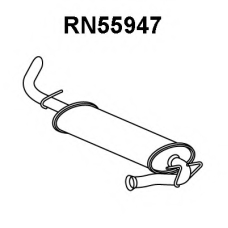 RN55947 VENEPORTE Глушитель выхлопных газов конечный