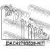 DAC42763538-KIT FEBEST Комплект подшипника ступицы колеса