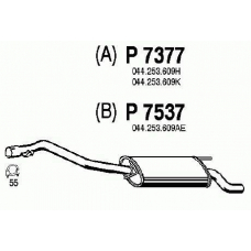 P7377 FENNO Глушитель выхлопных газов конечный