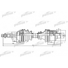 PDS0076 PATRON Приводной вал