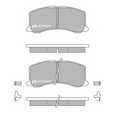 LVXL156 MOTAQUIP Комплект тормозных колодок, дисковый тормоз