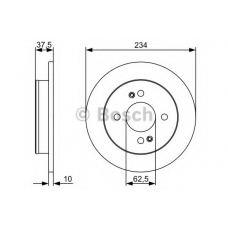 0 986 479 507 BOSCH Тормозной диск