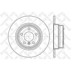 6020-1548-SX STELLOX Тормозной диск