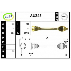 AU245 SERA Приводной вал