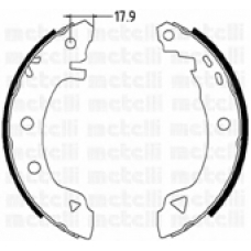 53-0001 METELLI Комплект тормозных колодок