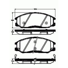 771.02 REMSA 771 02_=d13024m-01=y12-52001m !колодки дисковые п.\ hyundai xg 25/30/300 2.5i/3.0i v6 99]