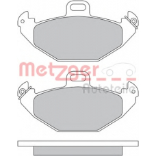 1170554 METZGER Комплект тормозных колодок, дисковый тормоз