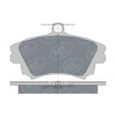 SP 240 SCT Комплект тормозных колодок, дисковый тормоз