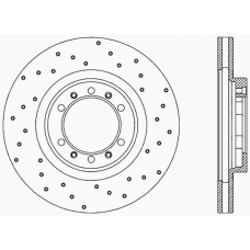 BDRS1788.25 OPEN PARTS Тормозной диск