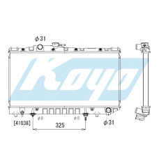 PA010724 KOYO P-tank corrugate-fin ass'y