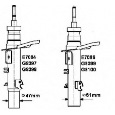 G8097 MONROE Амортизатор