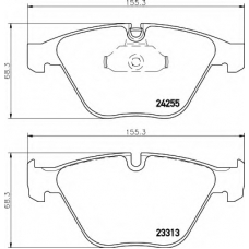 8DB 355 013-931 HELLA Комплект тормозных колодок, дисковый тормоз