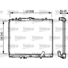 734424 VALEO Радиатор, охлаждение двигателя