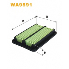 WA9591 WIX Воздушный фильтр