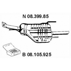 08.399.85 EBERSPACHER Глушитель выхлопных газов конечный