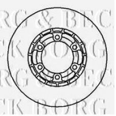 BBD5152 BORG & BECK Тормозной диск