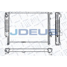 RA0050160 JDEUS Радиатор, охлаждение двигателя