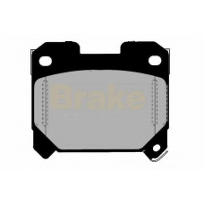 PA1407 BRAKE ENGINEERING Комплект тормозных колодок, дисковый тормоз