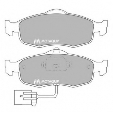 LVXL661 MOTAQUIP Комплект тормозных колодок, дисковый тормоз