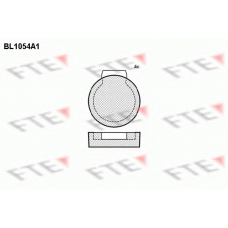 BL1054A1 FTE Комплект тормозных колодок, дисковый тормоз