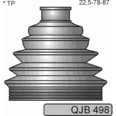 QJB498 QUINTON HAZELL Комплект пылника, приводной вал