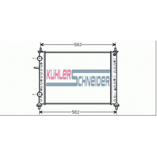 1700411 KUHLER SCHNEIDER Радиатор, охлаждение двигател