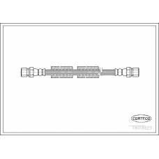 19018923 CORTECO Тормозной шланг