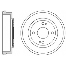 VBD680 MOTAQUIP Тормозной барабан