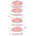 GDB1461 TRW Комплект тормозных колодок, дисковый тормоз