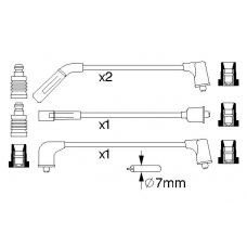 0 986 356 988 BOSCH Комплект проводов зажигания