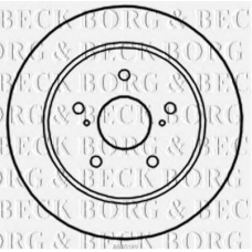 BBD5199 BORG & BECK Тормозной диск