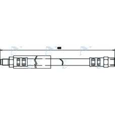 HOS3306 APEC Тормозной шланг