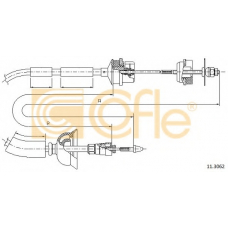 11.3062 COFLE Трос, управление сцеплением