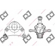 DB1013 DJ PARTS Несущий / направляющий шарнир